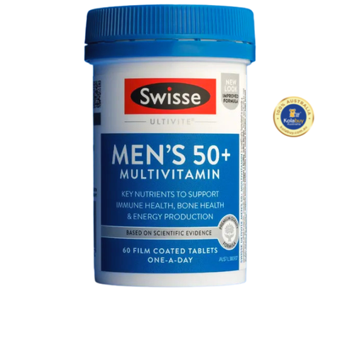 Viên uống Vitamin tổng hợp cho nam giới trên 50 tuổi Swisse Men's Ultivite 50+ 60 viên