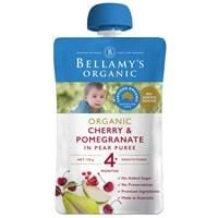 Bellamy's Organic Exotic Fruits Cherry Pomegranate In Pear Puree