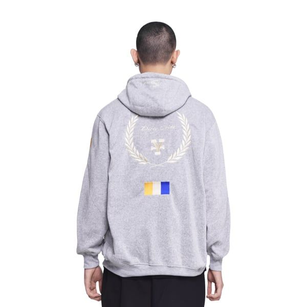 Academy full zip hoodie (Grey)