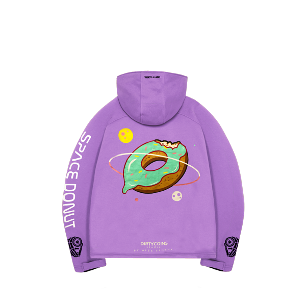 Space donut hoodie (Purple)