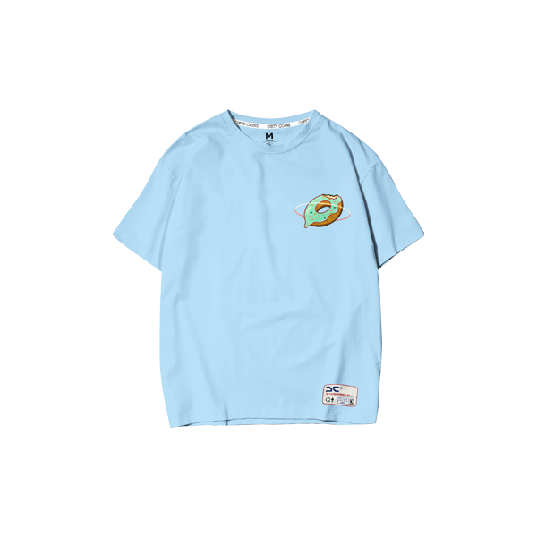 Space donut T-shirt (Baby blue)