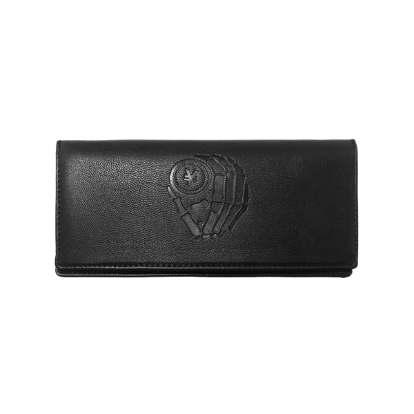 'Dirty Coins' logo long wallet