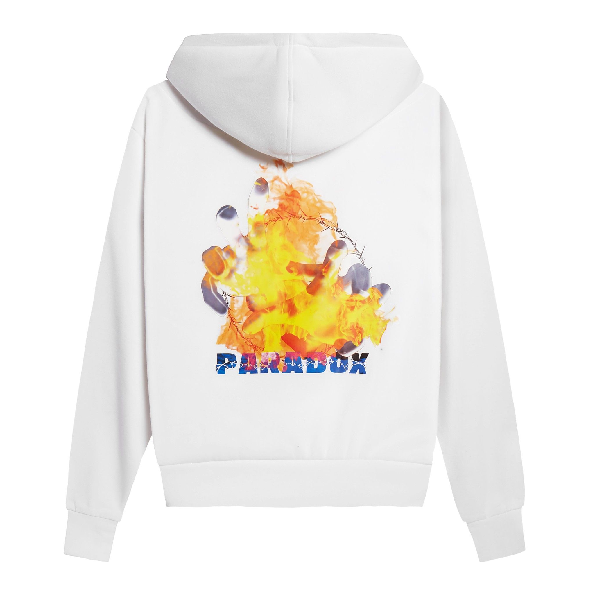 FLAME HOODIE (White)