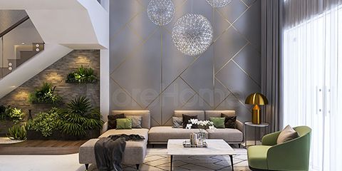 Mẫu Nội Thất Biệt Thự Sang Trọng Phòng Khách - Phòng Ngủ - Sân Vườn