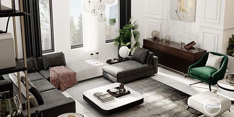 Mẫu Thiết Kế Biệt Thự Phố Phong Cách Châu Âu