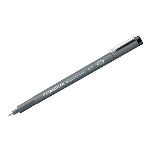 Bút vẽ kỹ thuật Staedtler Chính Hãng 308 01 0.1mm màu đen (Bút dạ kim số)