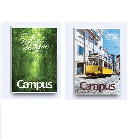 Vở Campus Adventure 120 trang (Dòng kẻ ngang có chấm) - Mua từ 80 quyển chiết khấu 5%