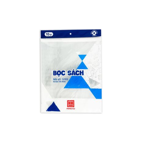 Bọc sách nylon Hồng Hà 3269 (KT: 190x265mm)