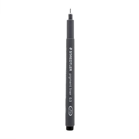 Bút Vẽ Kỹ Thuật Staedtler Chính Hãng 308 03 0.3mm Màu Đen (Bút Dạ Kim Số)