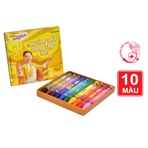 Sáp Thiên Long 10 Màu CR C015 - Mua từ 200 hộp chiết khấu 5%