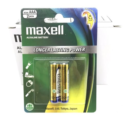 [THANH LÝ] Vỉ 2 viên Pin đũa Maxell AAA