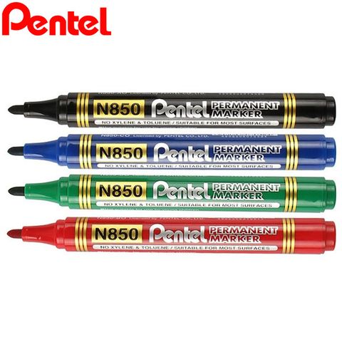 [CHÍNH HÃNG] Bút dạ dầu Pentel N850 - Mực nhanh khô không nhòe khi thấm nước - Viết được trên nhiều chất liệu