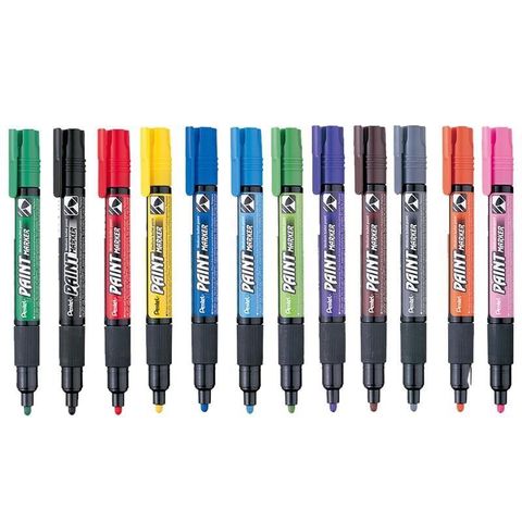 Bút sơn Pentel MMP20 nét 4.0mm vẽ trên được nhiều chất liệu