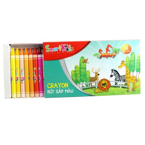 Sáp màu 18 màu SMARTKIDS SK15-005