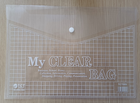 [SIÊU RẺ] Túi Clear bag khổ A TCT009