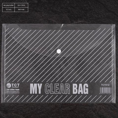 Túi clear bag khổ A TCT012 - Loại dày