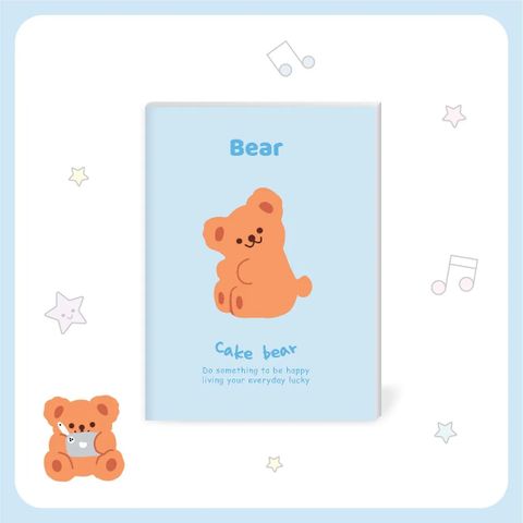 Vở kẻ ngang Bear 80 trang Hải Tiến 3170 - Mua 10 tặng 1 bút bi (Kích thước 190 x 260 mm)