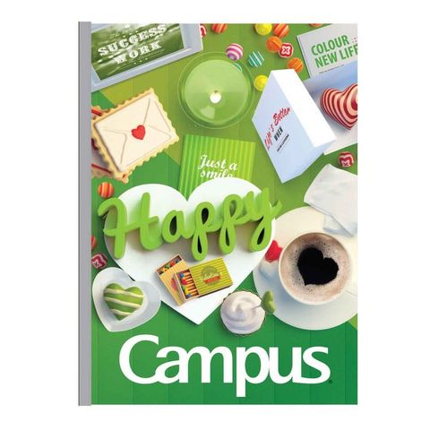 Lốc 10 Vở Campus Gift 80 trang (Dòng kẻ ngang)