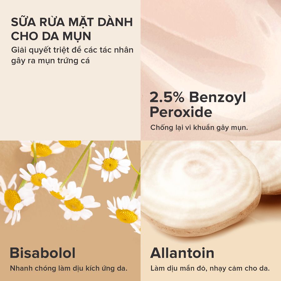 Kem trị mụn viêm, mụn bọc - Paula's Choice Clear Regular Strength Daily Skin Clearing Treatment 2.5% Benzoyl Peroxide