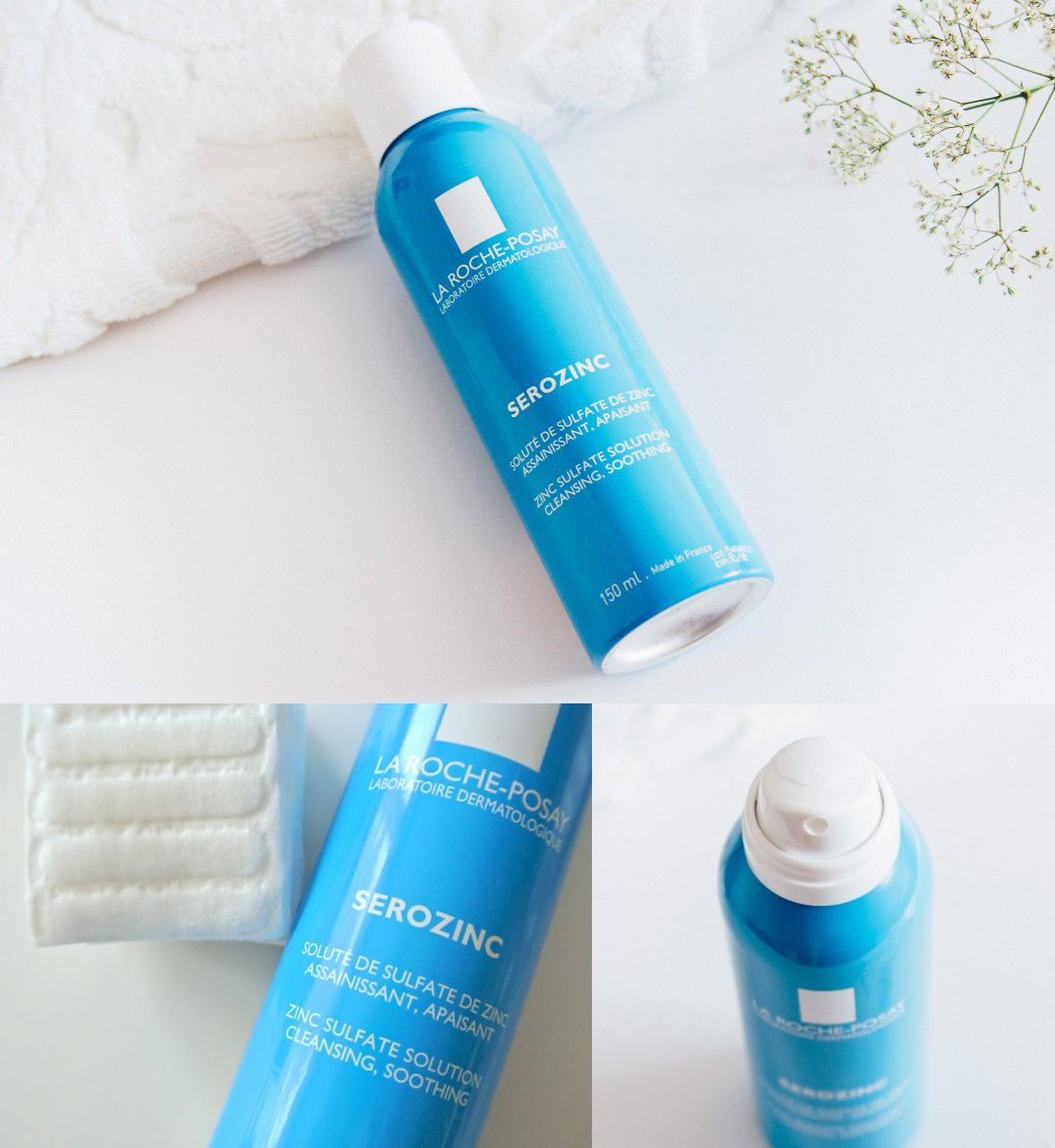 Nước xịt khoáng giảm sưng viêm và bóng nhờn cho da mặt - La Roche Posay Serozinc