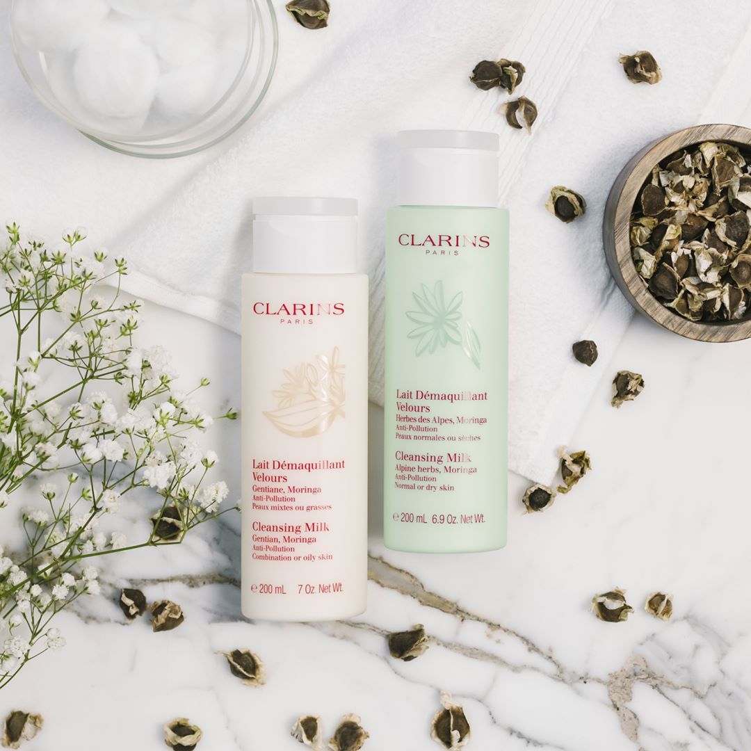 Sữa tẩy trang cho da dầu và da hỗn hợp - CLARINS Cleansing Milk with Gentian (200ml)