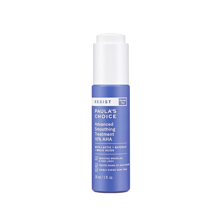 Tinh chất tẩy tế bào chết chuyên sâu làm mềm mượt da - Paula's Choice RESIST Advanced Smoothing Treatment 10% AHA (30ml)