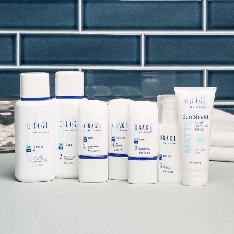 Bộ dưỡng mini trị nám cho da khô - Obagi Nu Derm Travel Kit for Normal to Dry