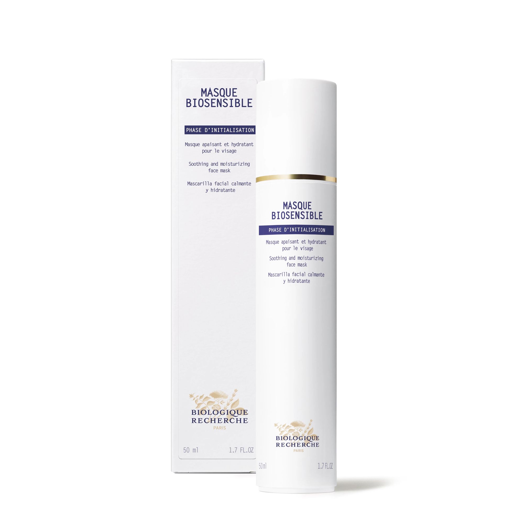 Mặt nạ làm dịu, giảm mẩn đỏ, thải độc và phục hồi màng lipid - Biologique Recherche Masque Biosensible (50ml)