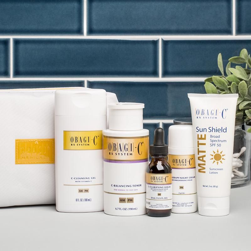 Bộ dưỡng trị nám chống lão hóa cho da dầu - Obagi C Rx System for Normal to Oily