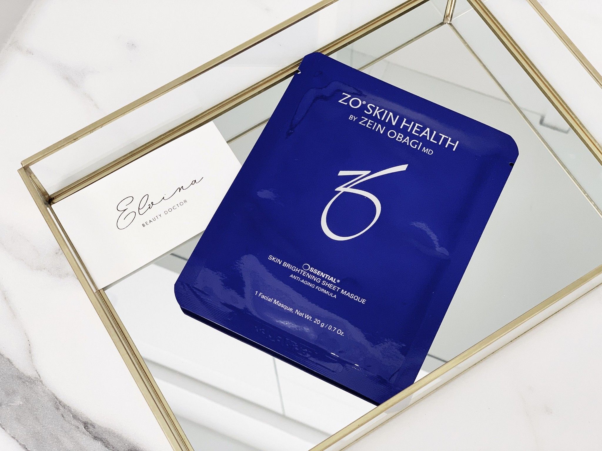 Mặt nạ dưỡng sáng da - ZO® SKIN HEALTH Ossential Skin Brightening Sheet Mask