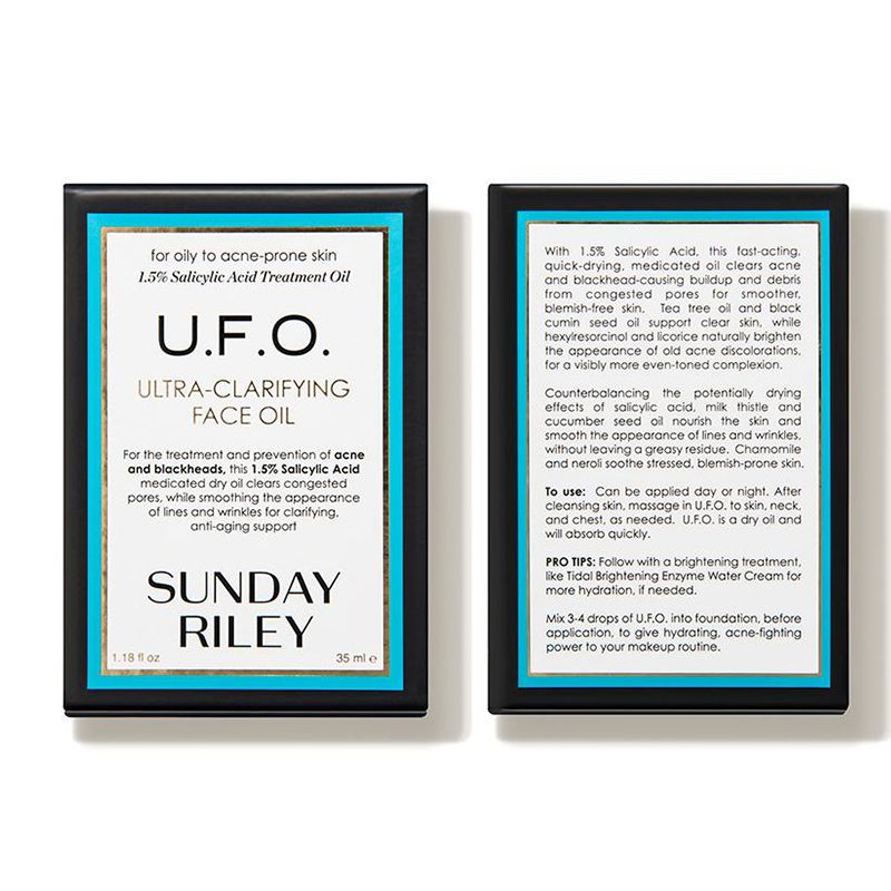 Dầu Dưỡng Đặc Trị Chống Lão Hóa, Trị Mụn - Sunday Riley U.F.O. Ultra Clarifying Face Oil