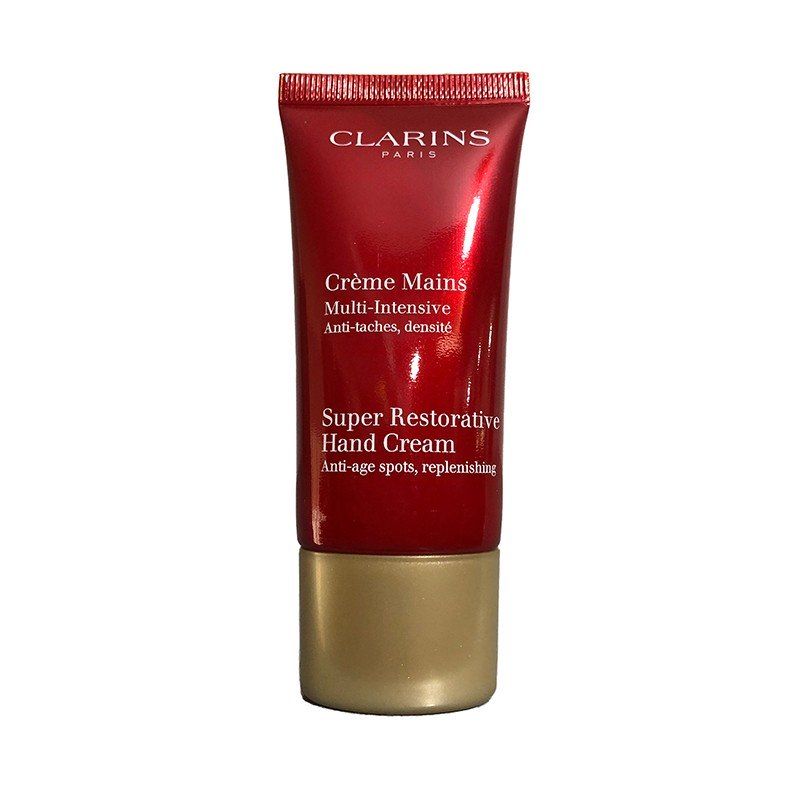 Kem Điều Trị Da Tay Lão Hóa, Đốm Nâu - Clarins Super Restorative Hand Cream (Deluxe Size 30ml)