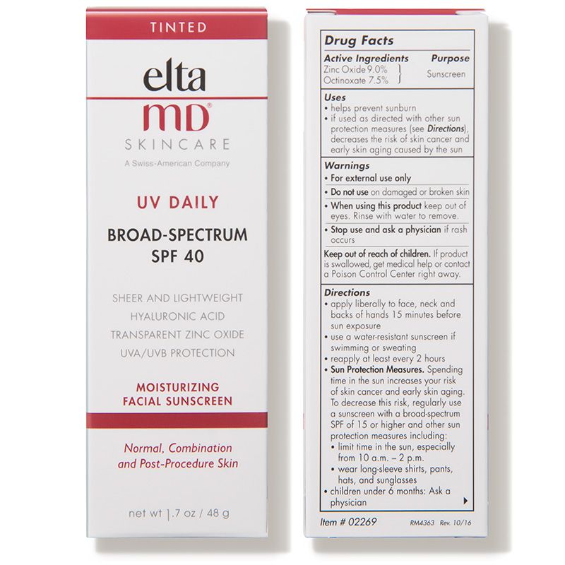  Kem chống nắng EltaMD SPF 40 dưỡng ẩm (bản có màu) - EltaMD UV Daily Broad Spectrum SPF 40 Tinted 