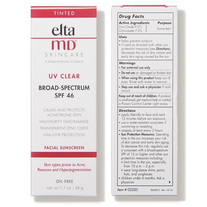 Kem chống nắng EltaMD SPF 46 làm sáng da (bản có màu) - EltaMD UV Clear Broad Spectrum SPF 46 Tinted