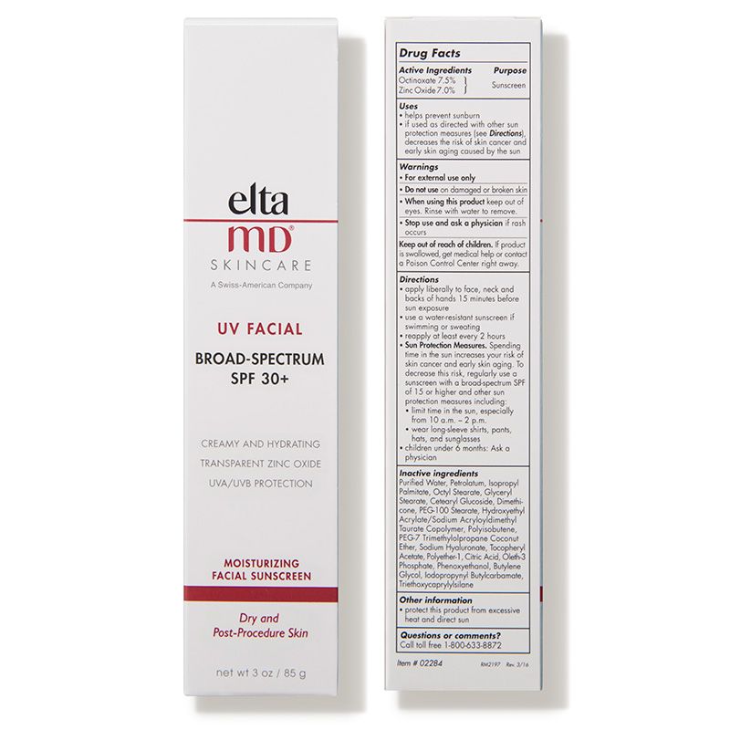 Kem dưỡng chống nắng EltaMD SPF 30+ cân bằng da - EltaMD UV Facial Broad Spectrum SPF 30+