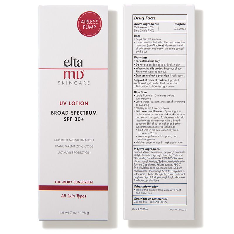 Sữa chống nắng EltaMD SPF 30+ dành cho cơ thể - EltaMD UV Lotion Broad Spectrum SPF 30+