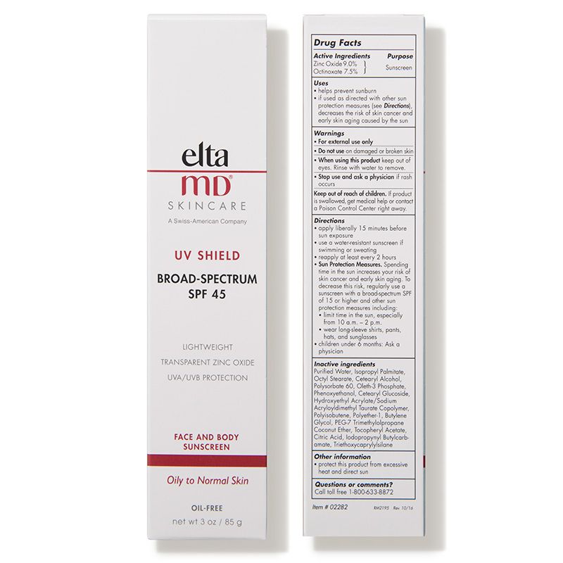  Kem chống nắng EltaMD SPF 45 cho da mặt và toàn thân - EltaMD UV Shield Broad Spectrum SPF 45 