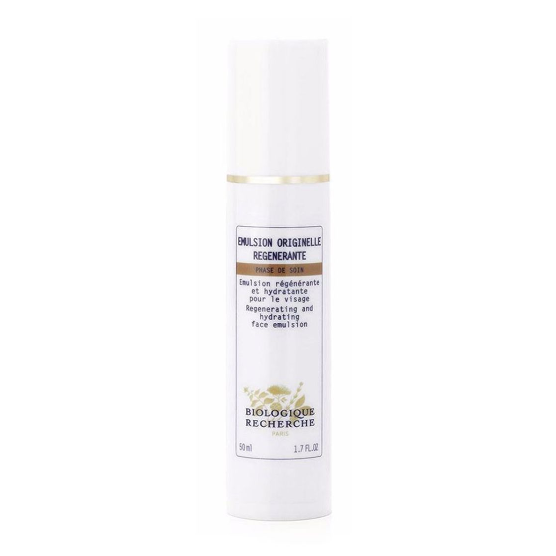 Sữa dưỡng ẩm làm dịu, làm mềm và phục hồi màng hydrolipid - Biologique Recherche Emulsion Originelle Regenerante Visage (50ml)