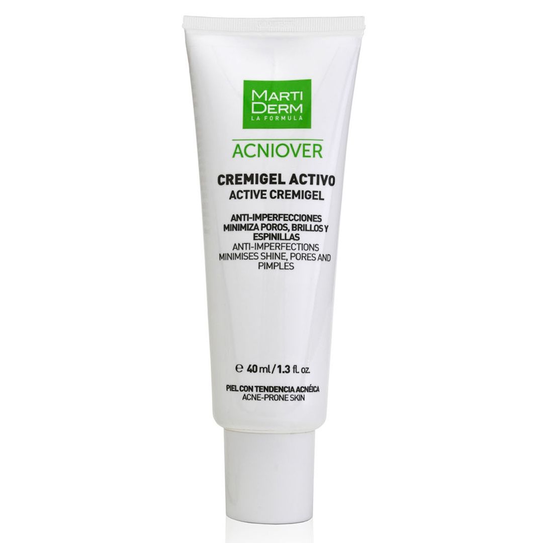 Kem dưỡng giảm nhờn, mụn & se lỗ chân lông - MartiDerm Acniover Cremigel Active (40ml)