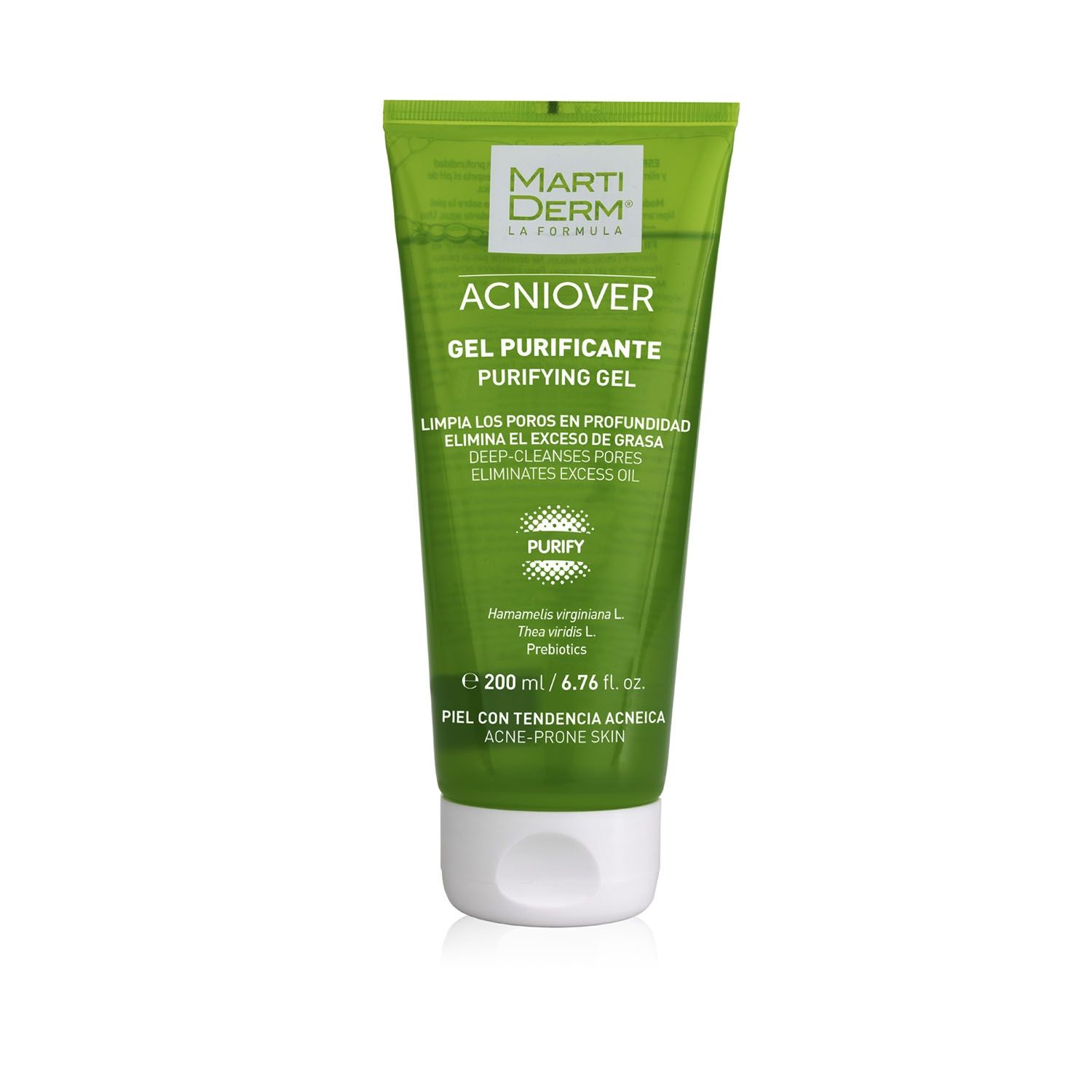 Gel rửa mặt cho da dầu mụn - MartiDerm Acniover Purifying Gel (200ml)