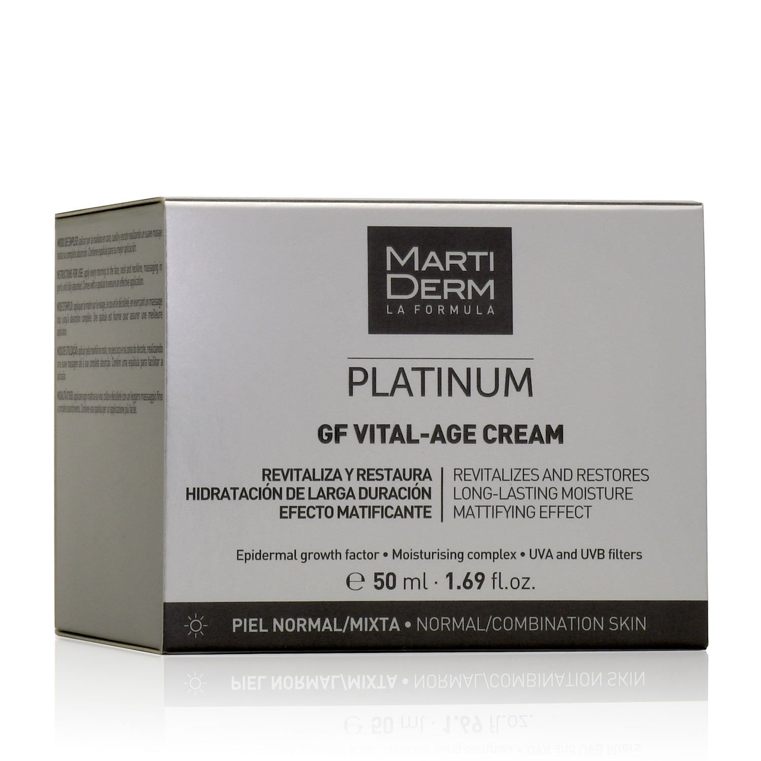  Kem Dưỡng Phục Hồi Chống Lão Hóa Đa Chức Năng - MartiDerm Platinum GF Vital Age Cream normal/mixed Skin (50ml) 