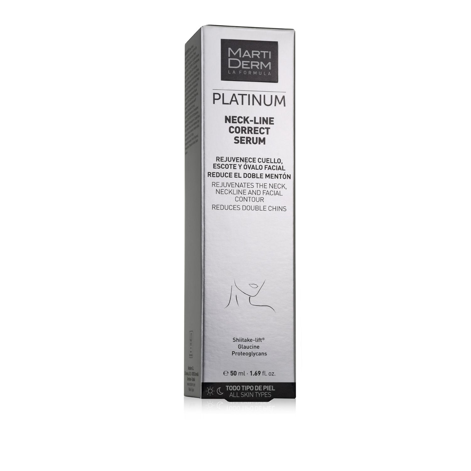 Tinh Chất Làm Săn Chắc & Trẻ Hoá Da Vùng Cổ - MartiDerm Platinum Neck Line Correct Serum