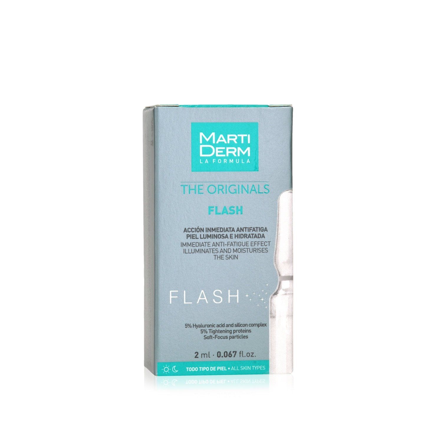  Ampoule Dưỡng Ẩm, Làm Sáng Da & Giảm Mệt Mỏi Tức Thì - MartiDerm The Originals Flash 