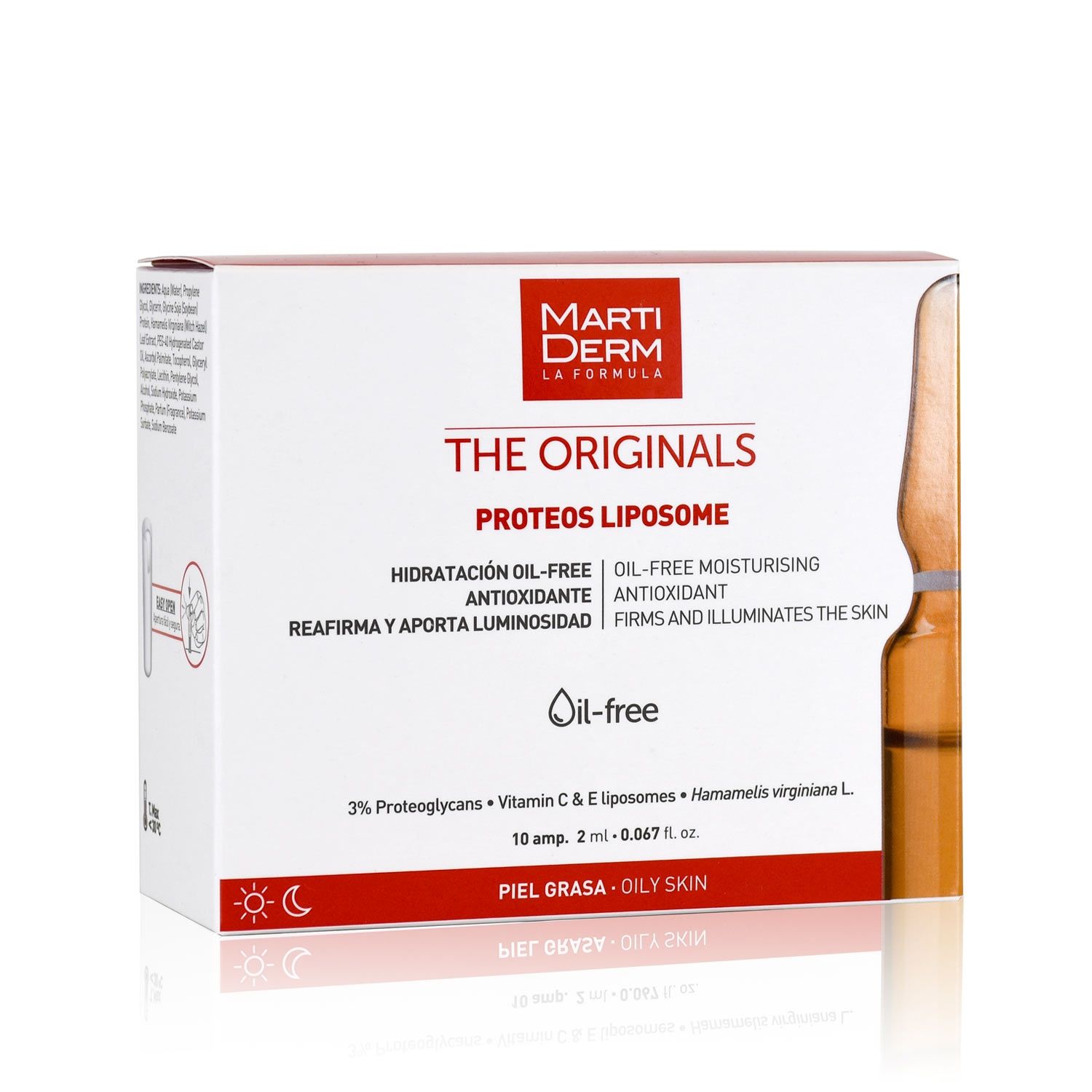  Ampoule Chống Oxy Hoá, Phục Hồi, Điều Tiết Bã Nhờn - MartiDerm The Originals Proteos Liposome 