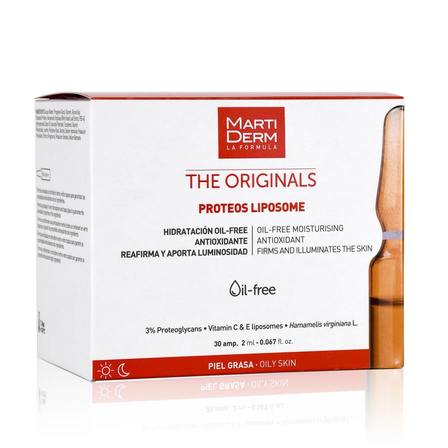  Ampoule Chống Oxy Hoá, Phục Hồi, Điều Tiết Bã Nhờn - MartiDerm The Originals Proteos Liposome 