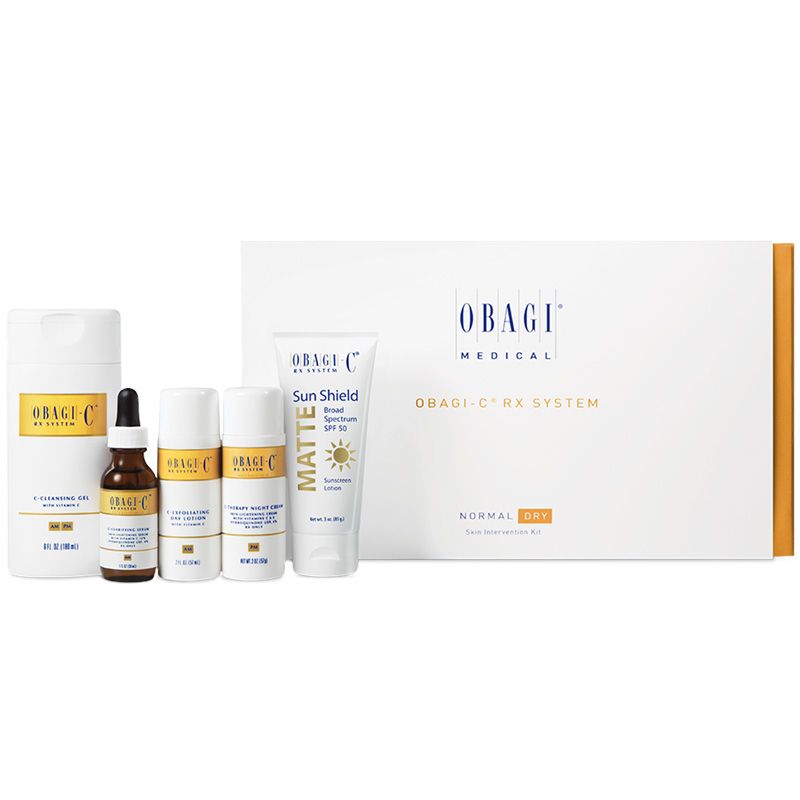 Bộ dưỡng trị nám chống lão hóa cho da khô - Obagi C Rx System for Normal to Dry