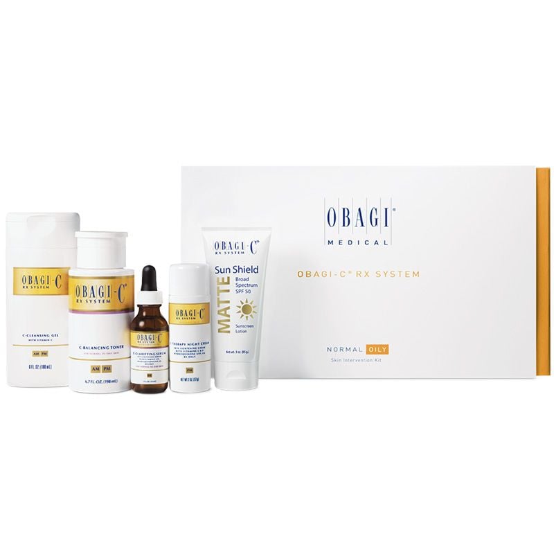 Bộ dưỡng trị nám chống lão hóa cho da dầu - Obagi C Rx System for Normal to Oily
