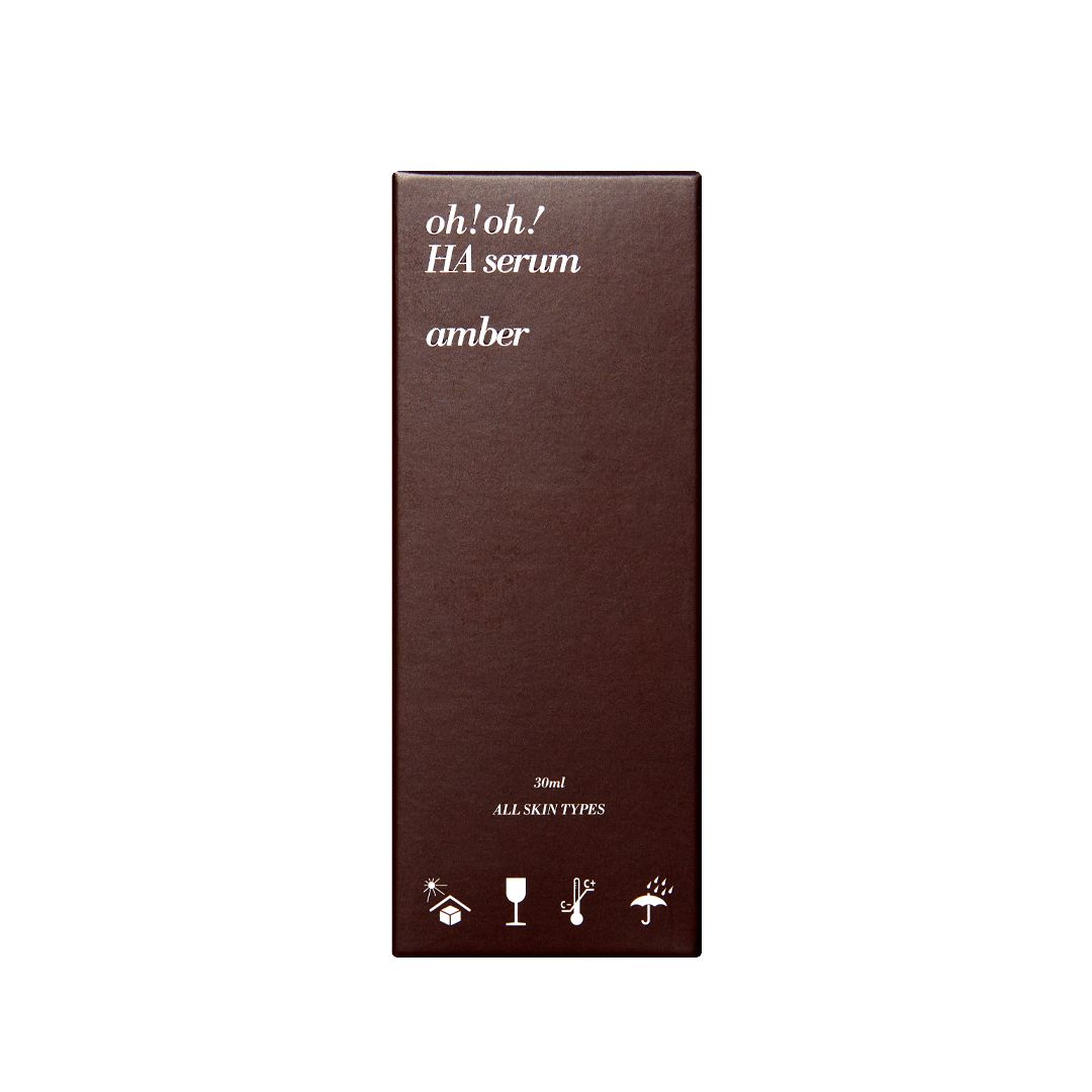 Tinh Chất Hyaluronic Acid Dưỡng Ẩm, Làm Sáng Da, Ngừa Nếp Nhăn - oh!oh! HA serum : amber (30ml)