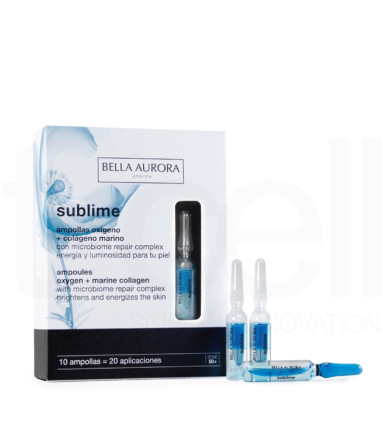  Ampoule Chống Lão Hóa, Tăng Cường Sức Sống Làn Da - Bella Aurora Sublime Marine Collagen Antiageing Treatment In Ampoules 