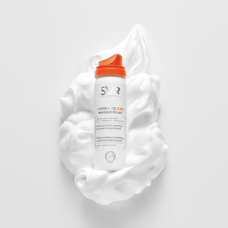 Mặt nạ tạo bọt làm sáng da, giảm nếp nhăn - SVR HYDRACID C50 Masque Eclat (50ml)